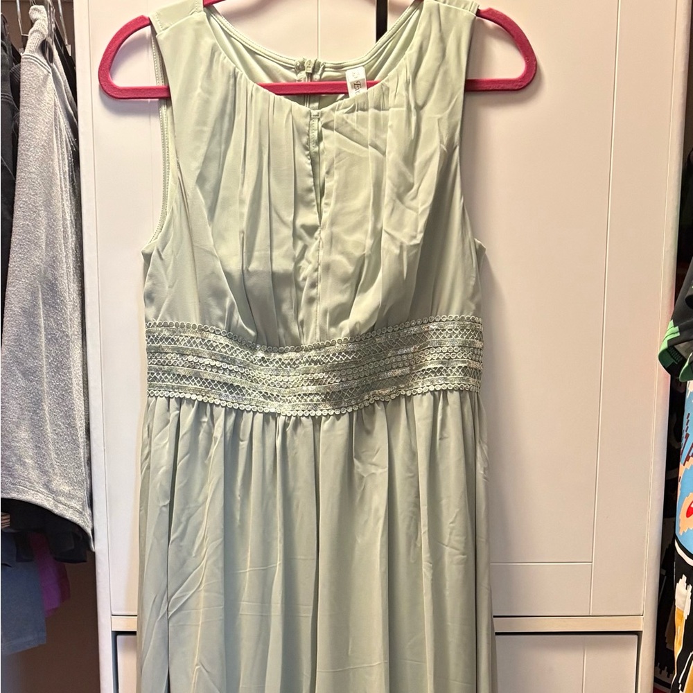 Ever Pretty Mint Green Sleeveless Wedding Dress